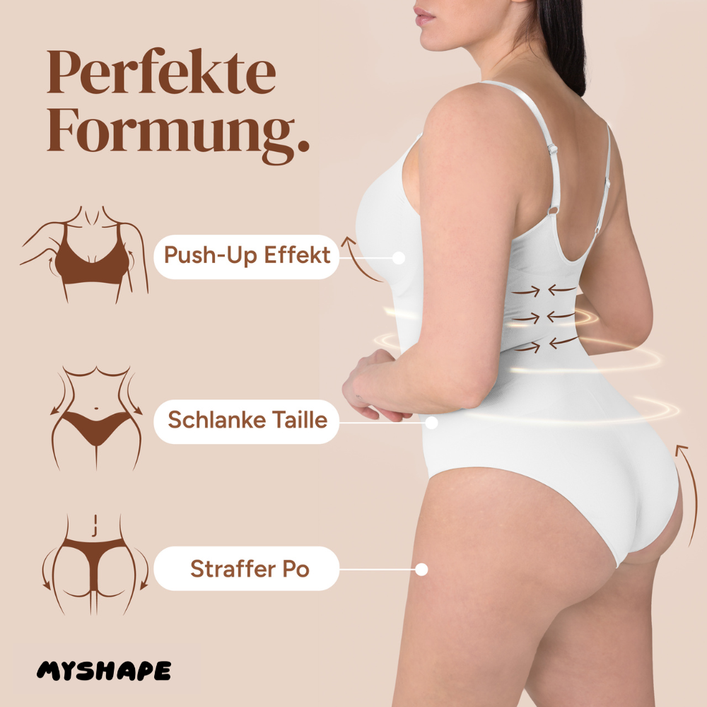 Premium bodysuit shapewear met slip