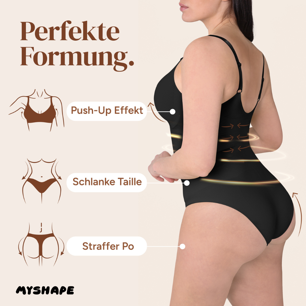 Premium bodysuit shapewear met slip
