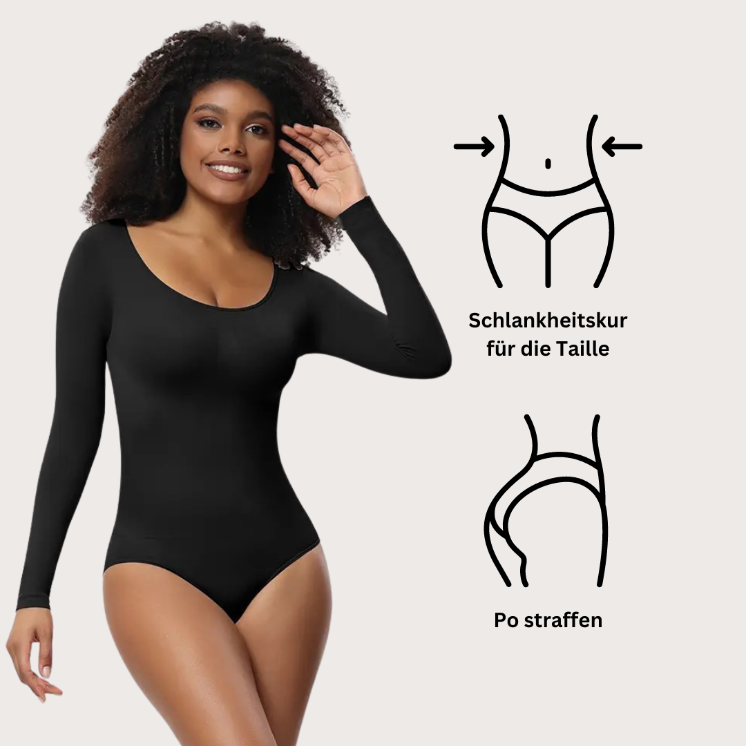 Shapewear Bodysuit met lange mouwen
